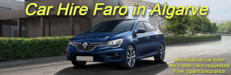 Car Hire Faro in Algarve Portugal
